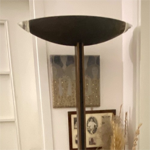 Lampada terra nera con - lampada,